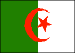 Le drapeau de l'Algérie !