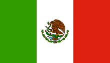 Le drapeau du Mexique